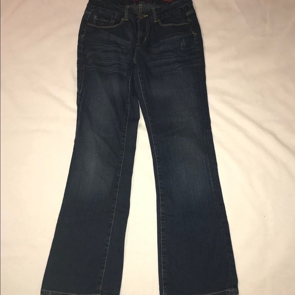SEVEN7 Bootcut Blue Jeans 6 - Picture 4 of 7